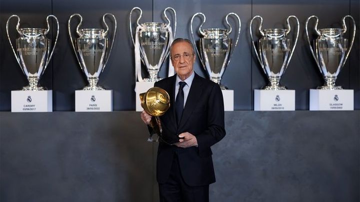 Florentino Pérez, Premio Globe Soccer al mejor presidente de todos los tiempos