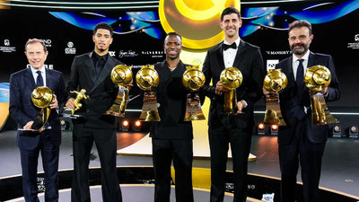 El Real Madrid, Ancelotti y Vinicius, los mejores de 2024 en los Globe Soccer Awards