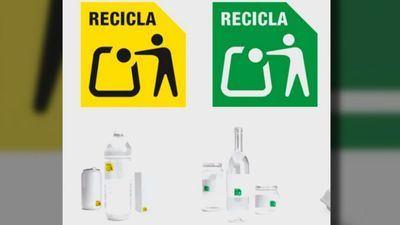 Los envases de uso doméstico deberán tener marcado su contenedor de reciclaje en 2025