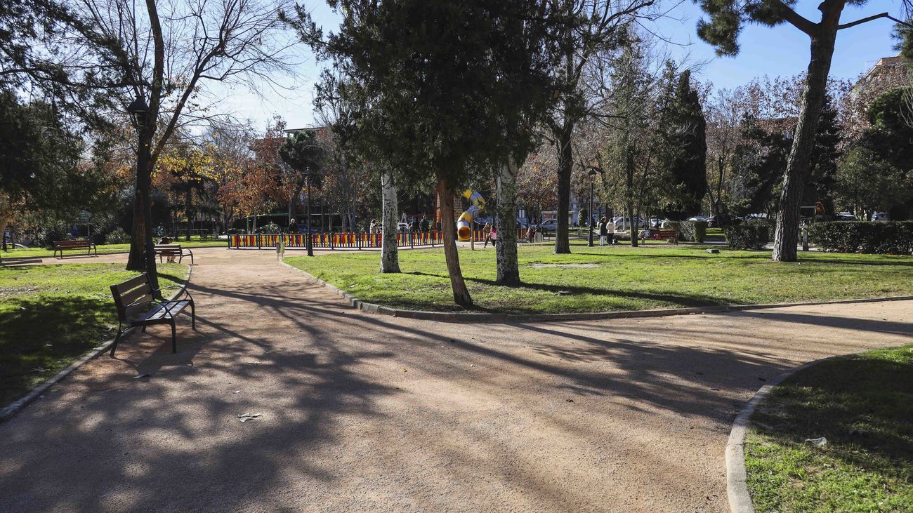 Vista del Parque Salvador Allende de Móstoles