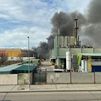 Arde una nave de reciclado de cartuchos de tóner en Parla