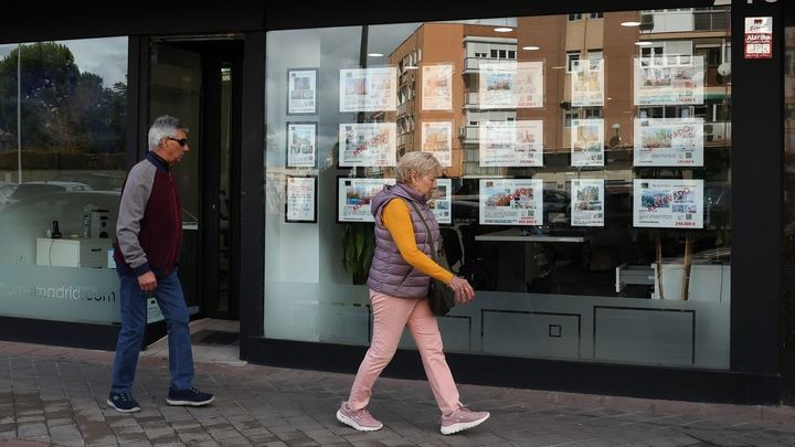 Una inmobiliaria en Madrid