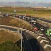 Fuertes retenciones en la A-42 en sentido salida por un accidente a la altura de Torrejón de la Calzada