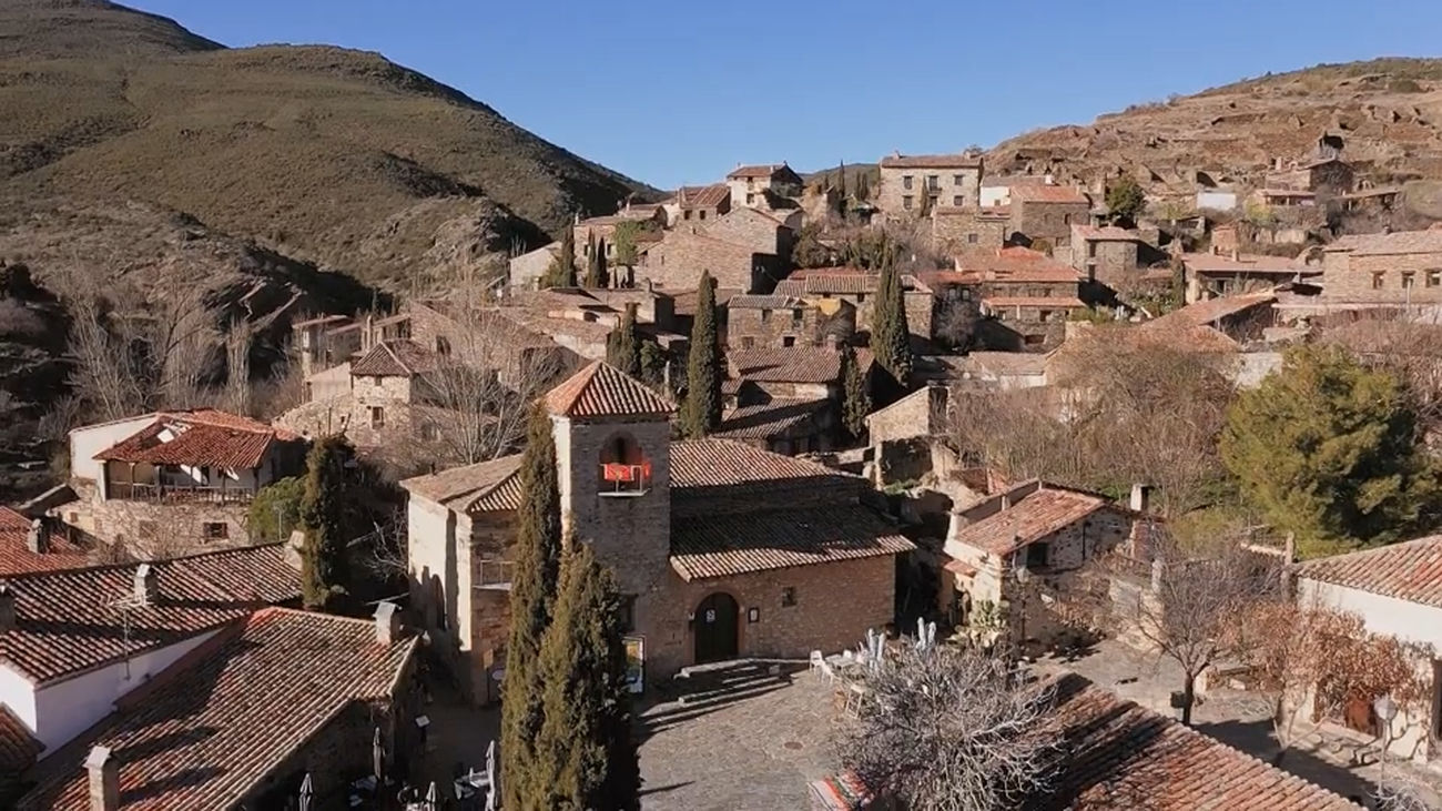 Vista de Patones, en la Sierra Norte de Madrid