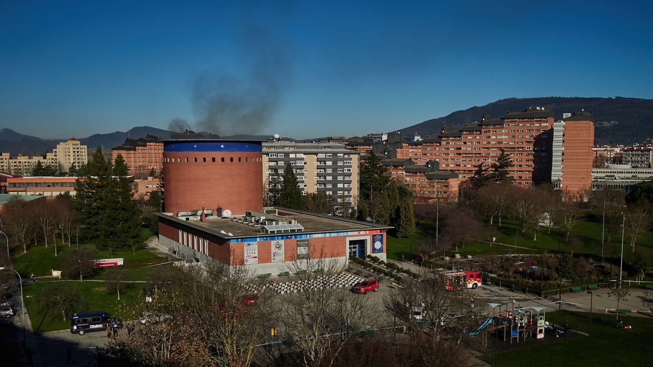 Incendio del Planetario de Pamplona