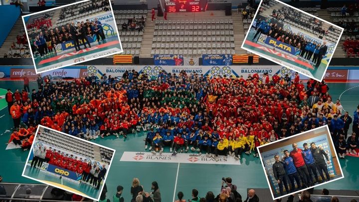 Las selecciones de Madrid destacan en el Campeonato de España de balonmano