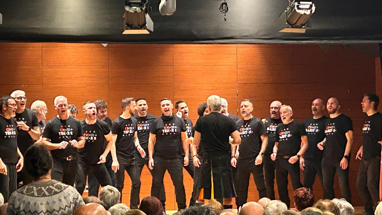 El coro ‘Choir+ Madrid’ en uno de sus conciertos