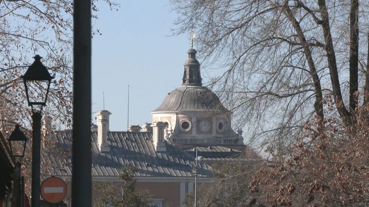 Aranjuez se convierte en el epicentro del frío en la Comunidad de Madrid