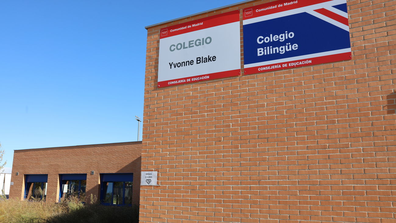 Colegio público Yvonne Blake, en Fuenlabrada