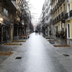 Las calles de Recoletos y del Cid, transformadas en un entorno peatonal