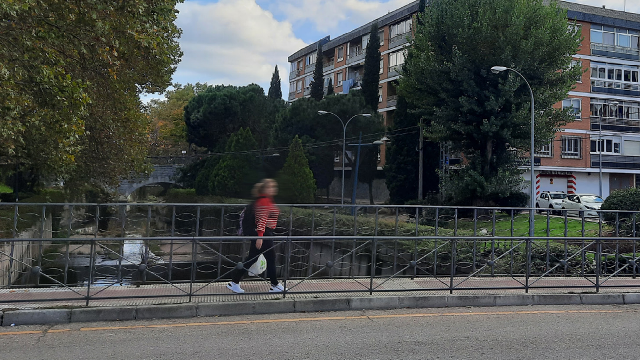 Puente sobre el río Guadarrama a su paso por Collado Villalba