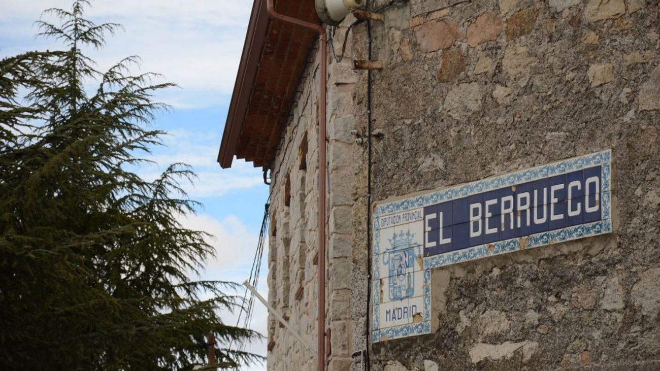 Una calle en El Berrueco