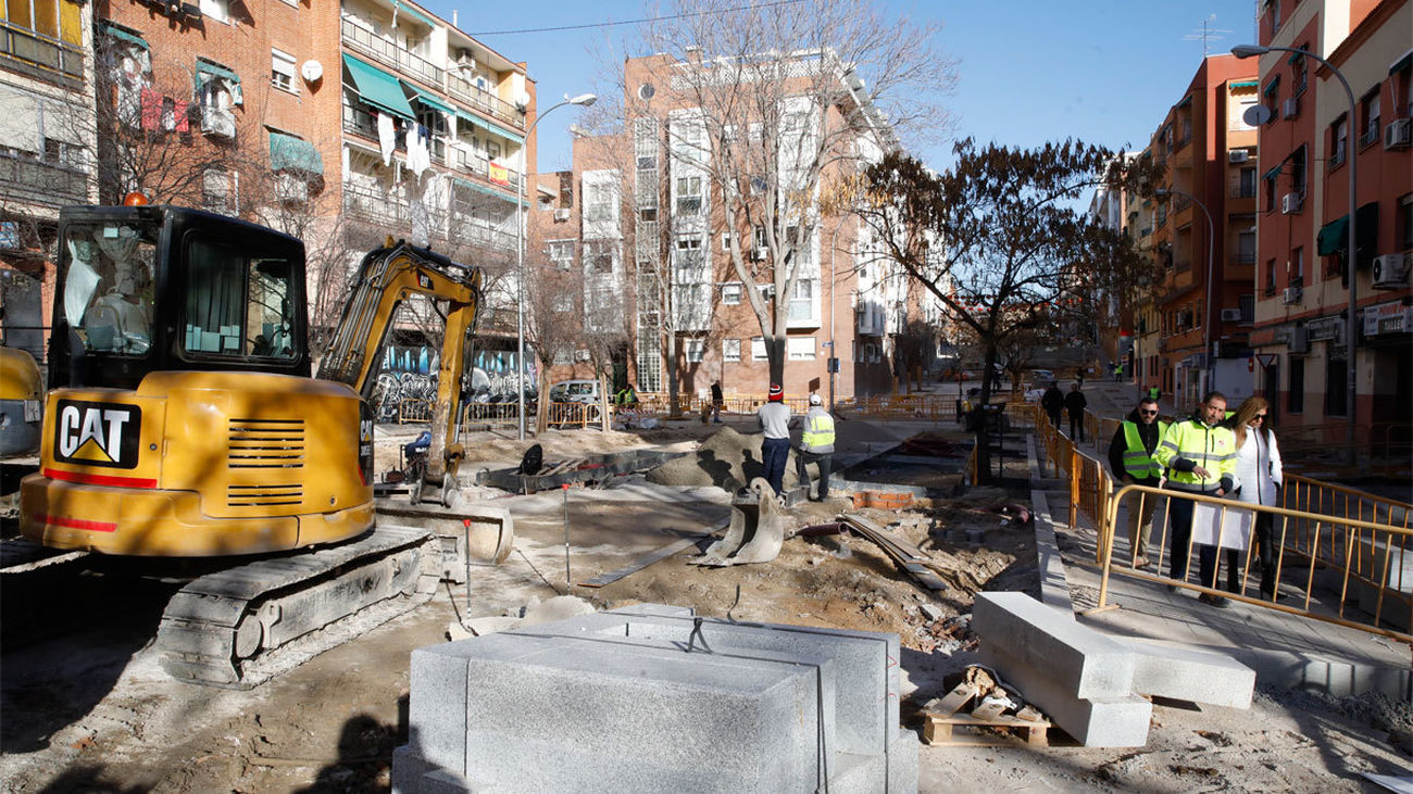 Las obras del nuevo itinerario peatonal entre Usera y Madrid Río acabarán a finales de año