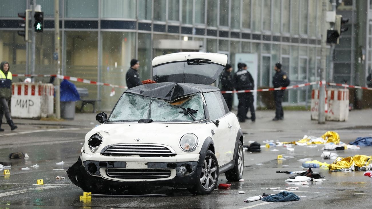 El coche causante del atropello masivo en Múnich