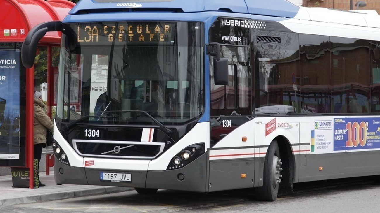 Autobús de la línea L-3A de Getafe