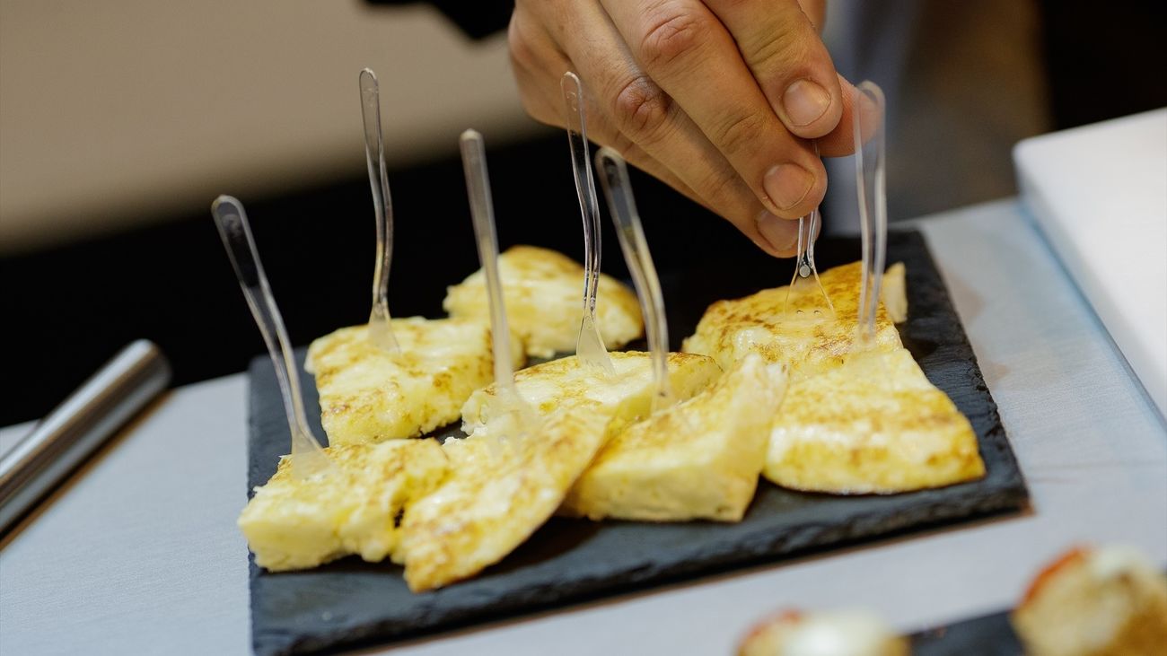 Raciones de tortilla de patata