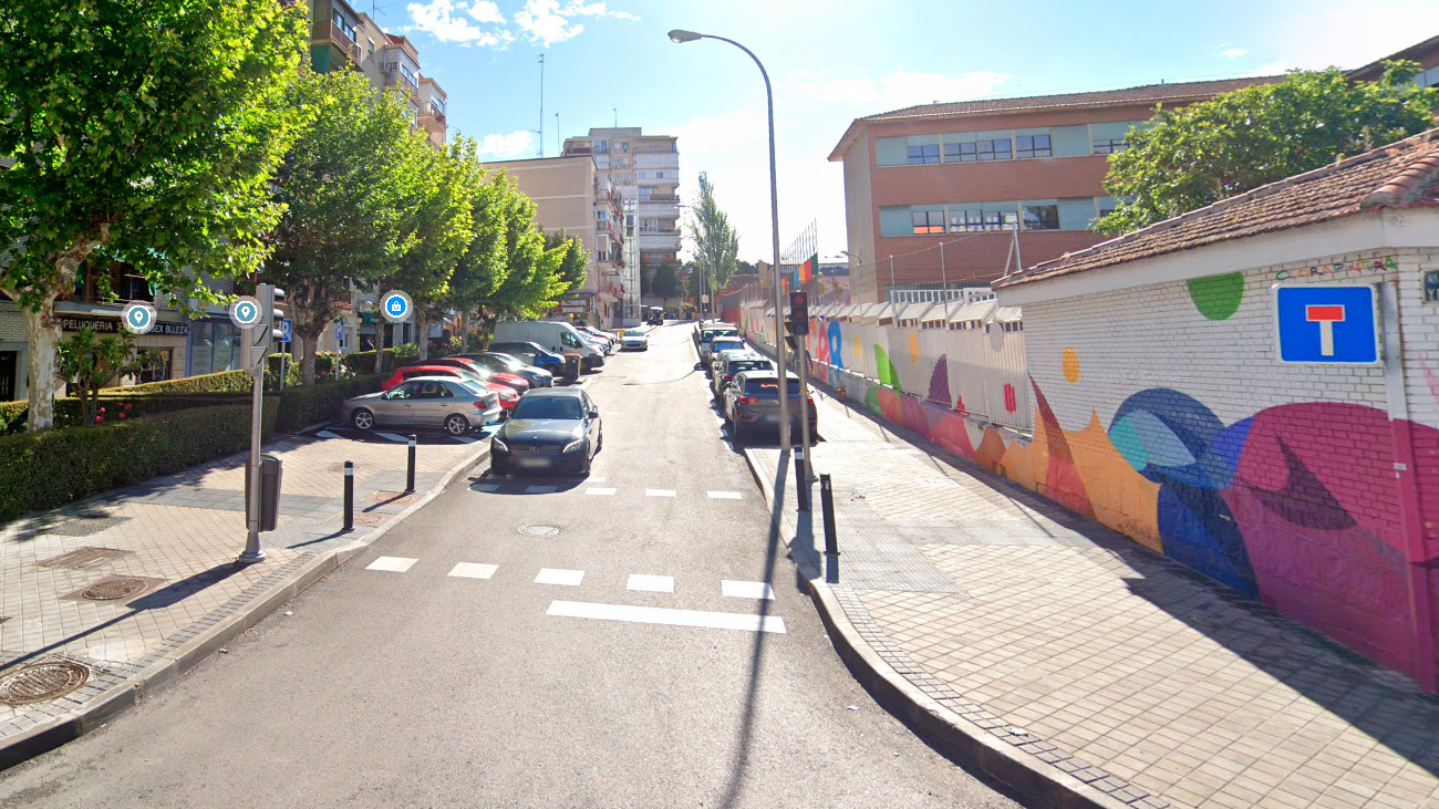 Calle de los Yébenes, en Aluche