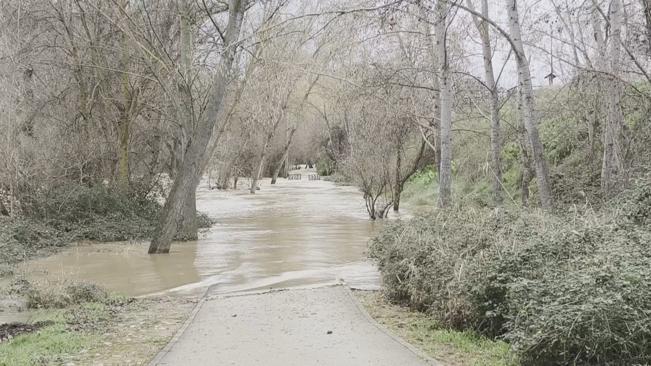 Alcalá, en alerta por las lluvias, cierra parques y baliza los accesos al río Henares