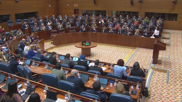 Tensa sesión en la Asamblea de Madrid a cuenta de los fallecidos en la pandemia